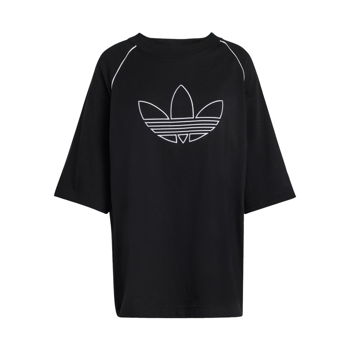 KD2921 (W) Adidas Adilenium Oversized T-Shirt Black - KR Sizing