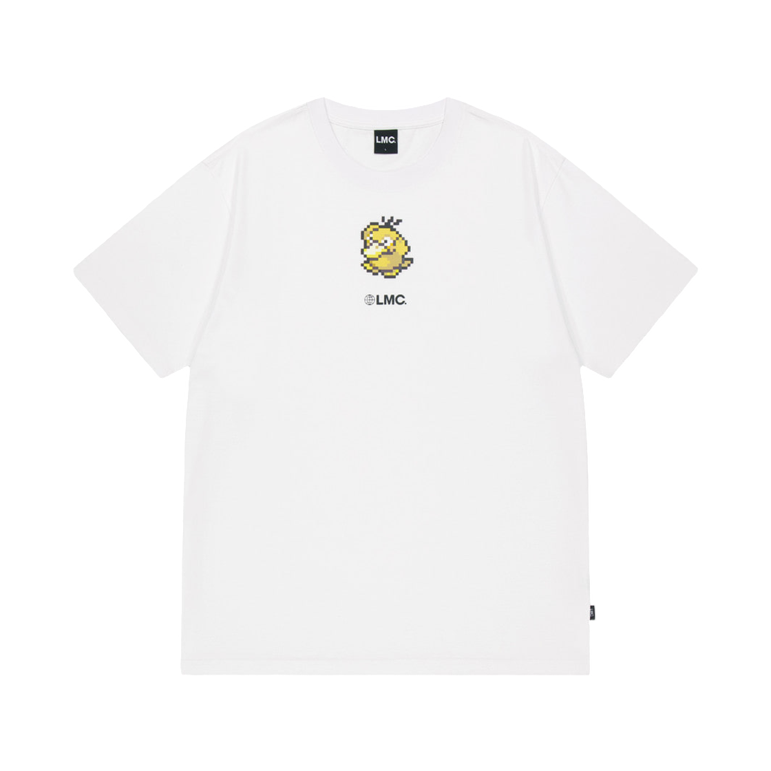 엘엠씨 x 포켓몬 픽셀 아트 도트 아이즈 클럽 티셔츠 화이트(LMC x Pokemon Pixel Art Dot Eyes Club T-Shirt White)