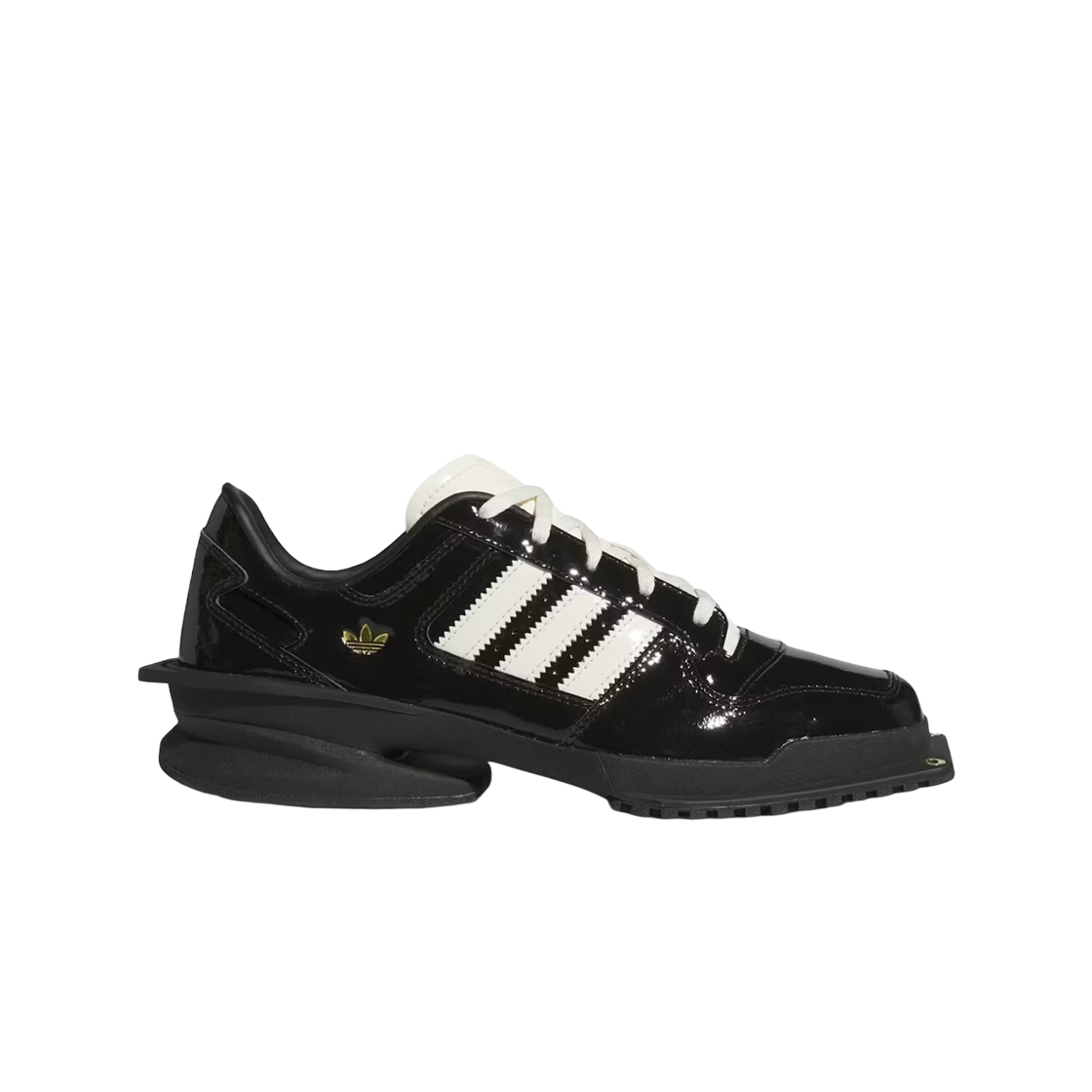 KI8452 (W) Adidas Forum Cubism Core Black Cream White Patent
