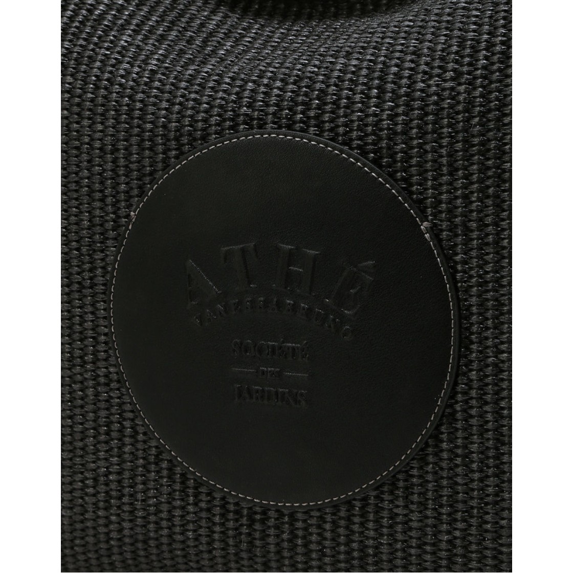 아떼 바네사브루노 액세사리 블랙 에꼴 라피아 숄더백 AABA6E822BK(Athe Vanessabruno Acc Ecole Black Agnes Raffia Shoulder Bag Black) - 5