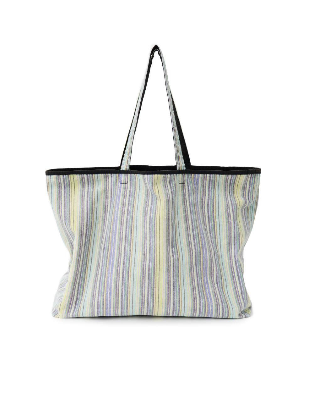 [예약 배송] 선데이세레머니 빈티지 스트라이프 리버시블 토트백 - 블랙([예약 배송] SUNDAY CEREMONY Vintage Stripe Reversible Tote Bag - Black) - 3