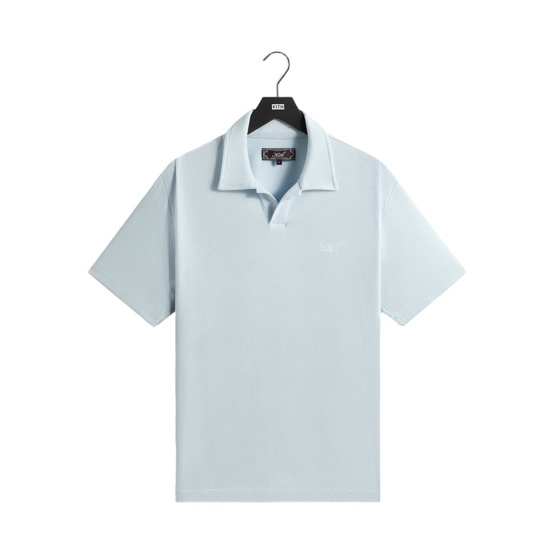 키스 마이크로 와플 드류 폴로 라이트 인디고(Kith Micro Waffle Drew Polo Light Indigo) - 1