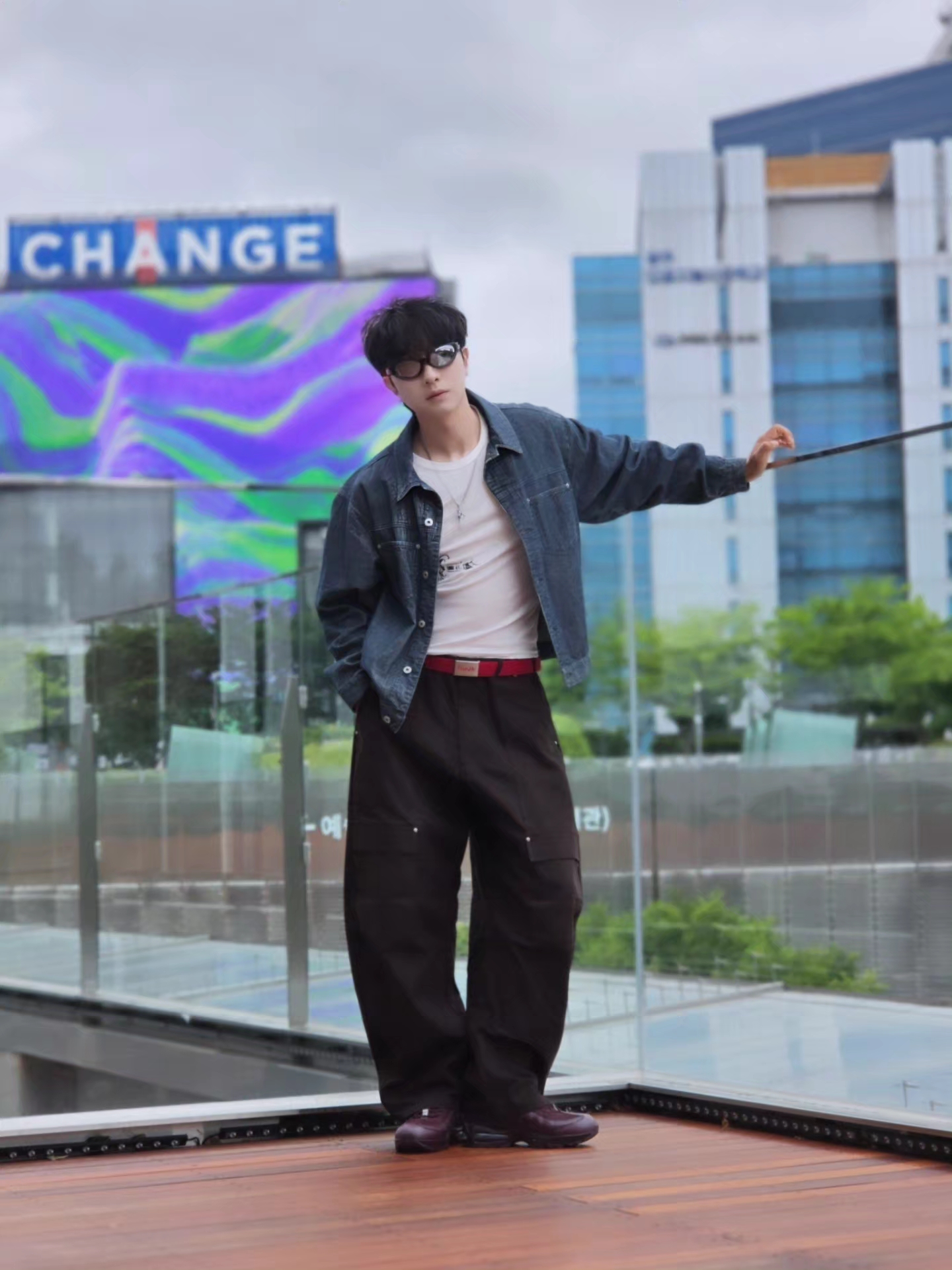 True Religion Hustle Webbing Belt Red, Adidas Originals Canvas Cargo Work Pants Aurora Coffee - US Sizing 착용 스타일 - 4