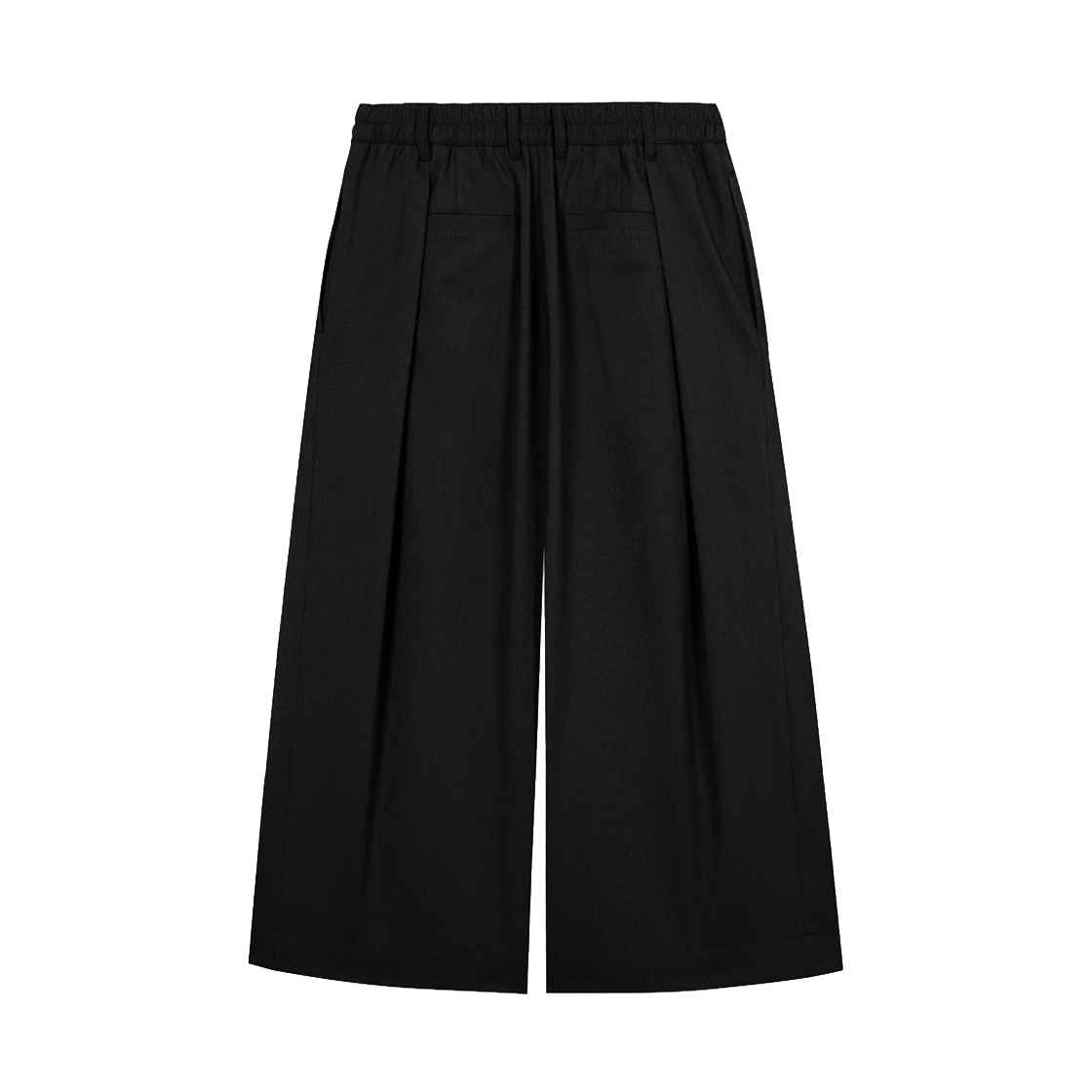 지오송지오 랩 와이드 크롭 팬츠 블랙 ZI3PT301BK(ZIOSONGZIO Wrap Wide Crop Pants Black) - 2