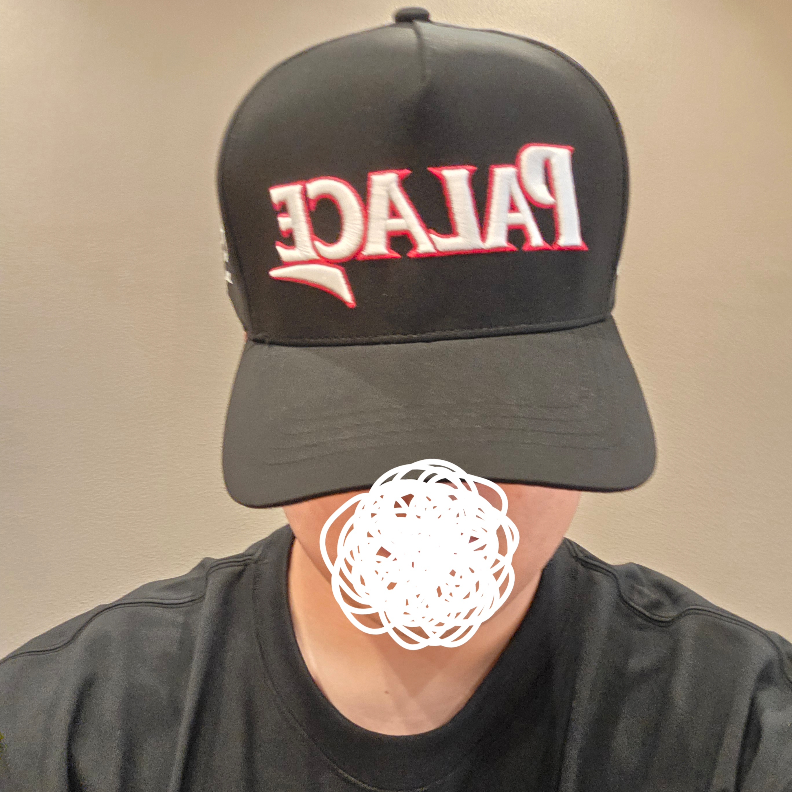 Palace Golf P-Frame 5-Panel Snapback Black - 26SS 착용 스타일 - 1