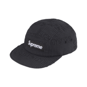Supreme Monogram Gingham Camp Cap Black - 26SS