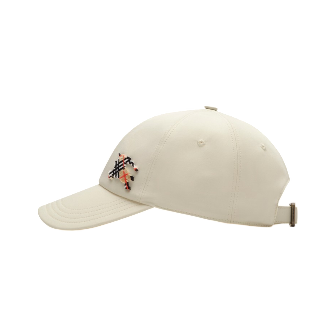 버버리 나이트 트로피컬 개버딘 베이스볼 캡 툰드라 화이트(Burberry Knight Tropical Gabardine Baseball Cap Tundra White) - 2