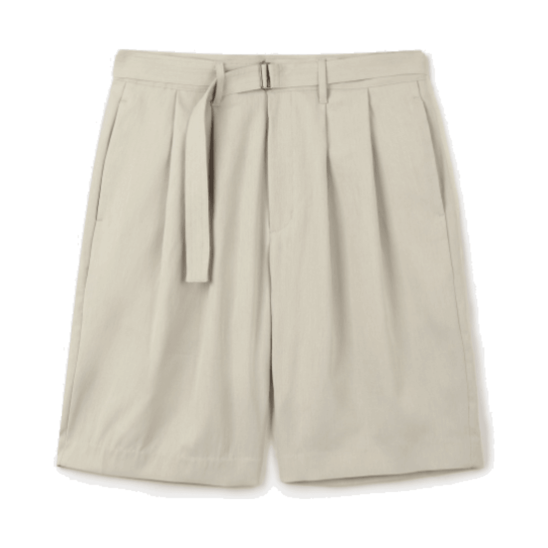 TMPOX26901BEL 24/7 series Belted Bermuda Pants Light Beige
