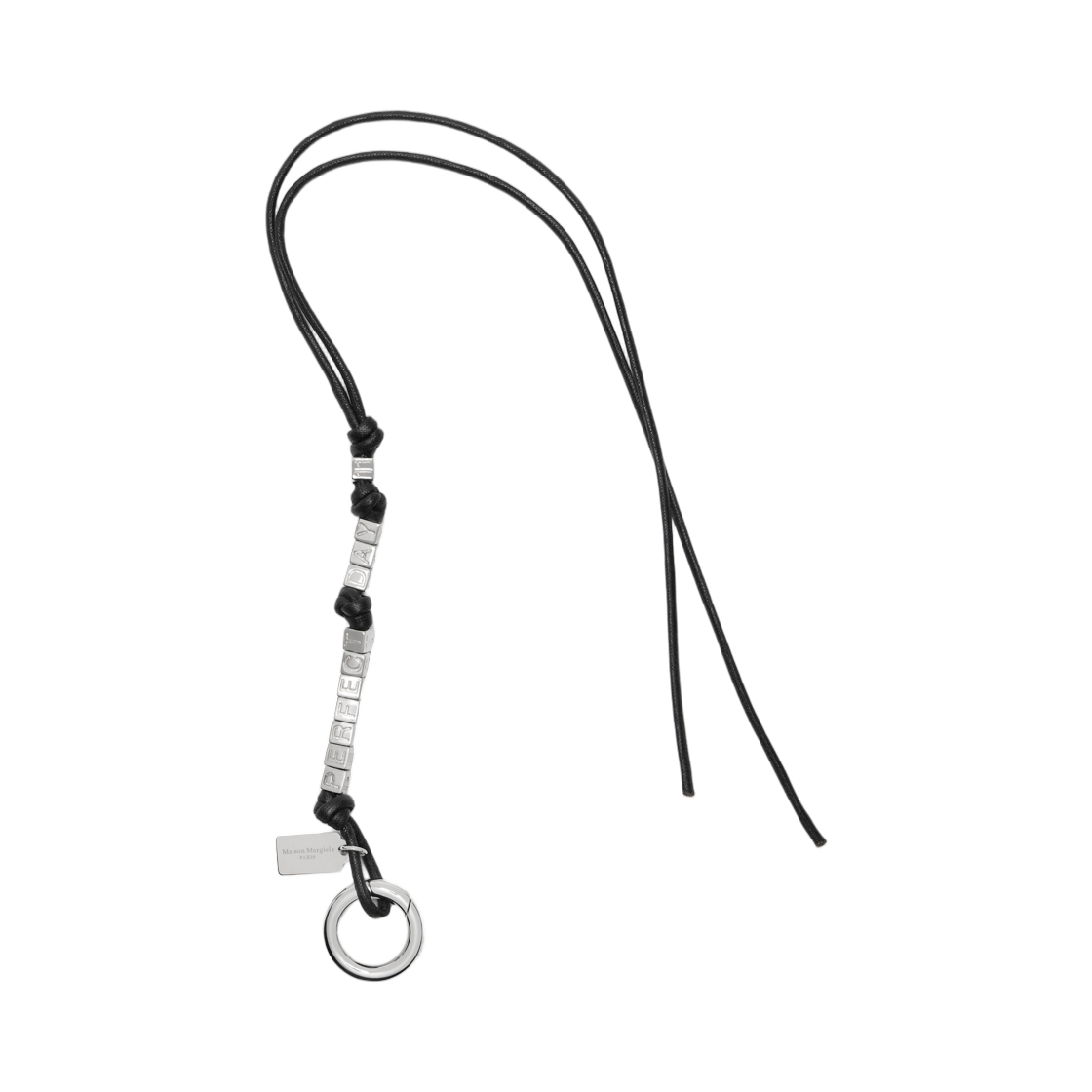 메종 마르지엘라 레터스 키링 블랙(Maison Margiela Letters Keyring Black)