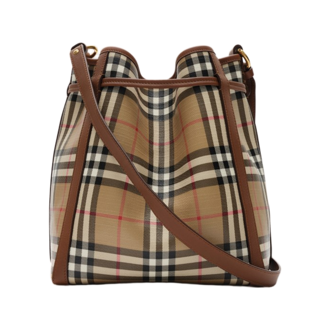 버버리 스몰 체크 버킷백 아카이브 베이지(Burberry Small Check Bucket Bag Archive Beige) - 3