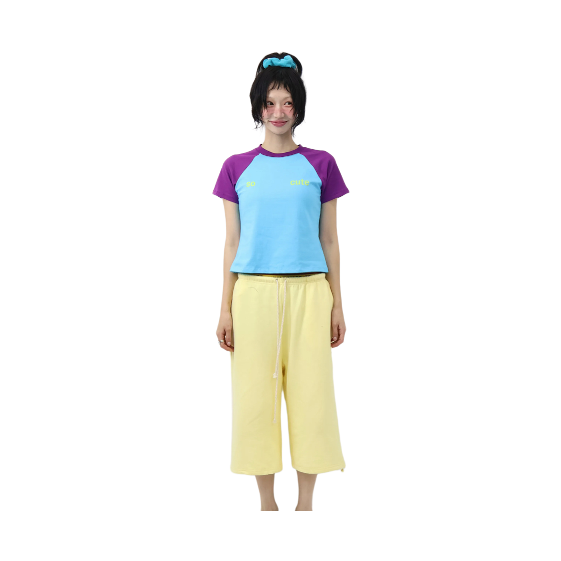 키코지 앤드 터프 미디 스웻 팬츠 옐로우(kikozy And Tough Midi Sweat Pants_Yellow) - 3