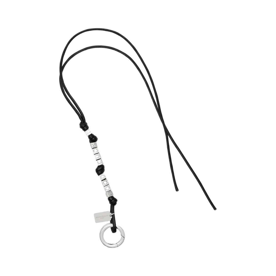 메종 마르지엘라 레터스 키링 블랙(Maison Margiela Letters Keyring Black)