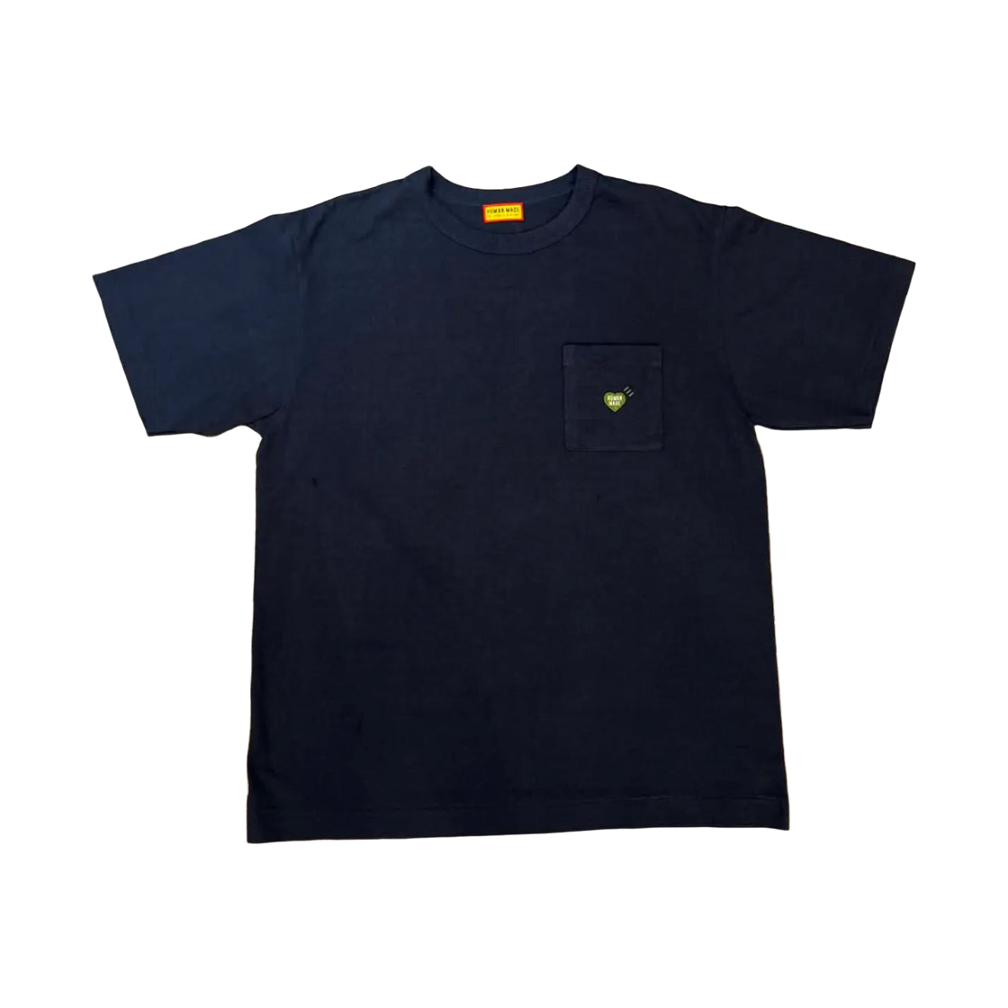 HM31CS029 Human Made Heart Pocket T-Shirt Navy
