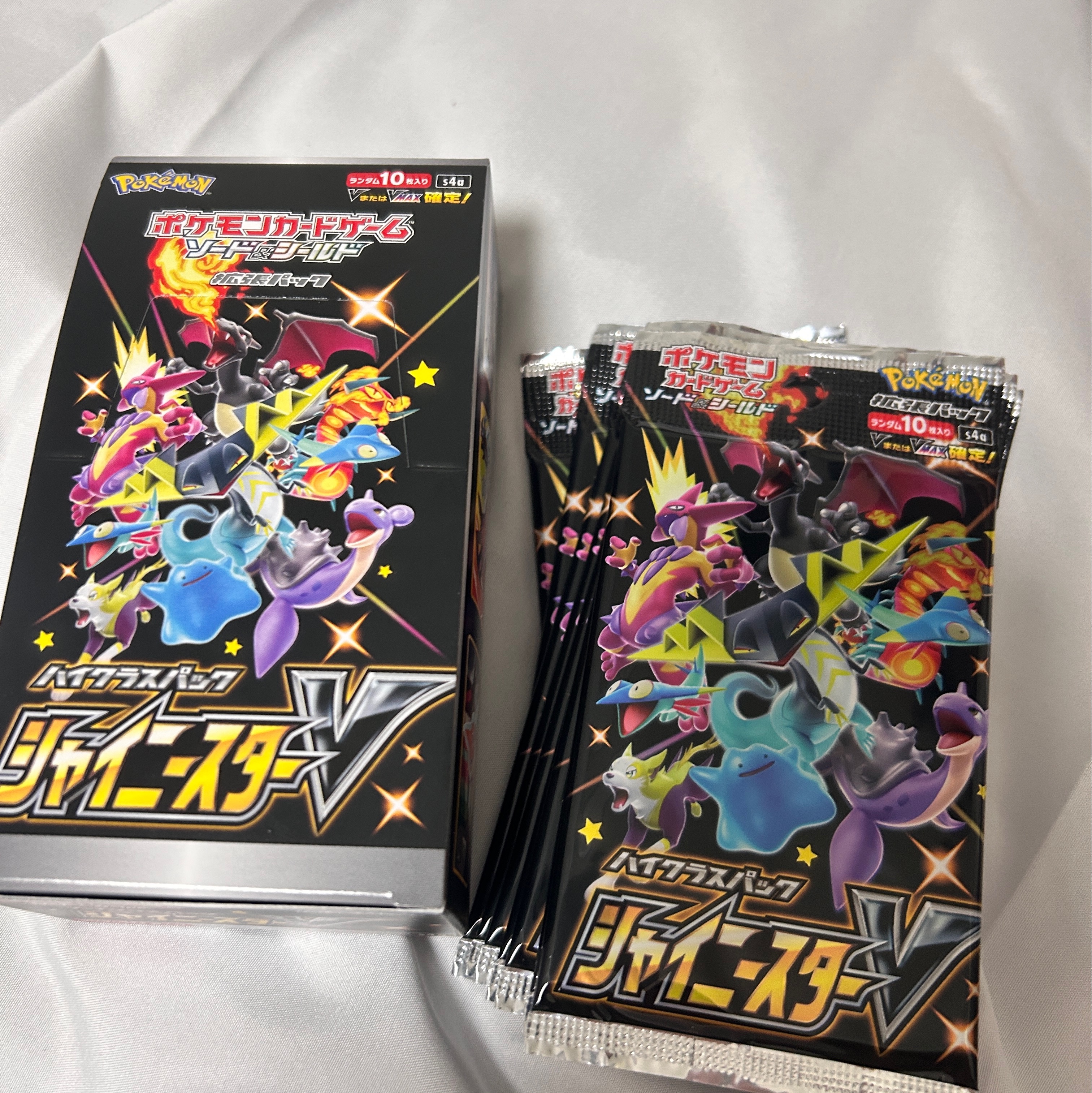 Pokemon TCG Sword & Shield High Class Pack Shiny Star V Box (Japanese Ver.) 착용 스타일 - 1