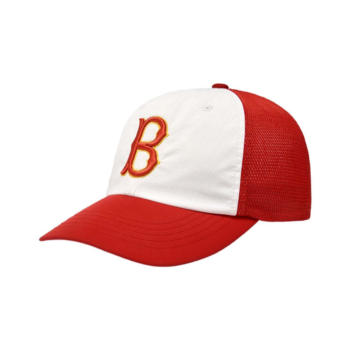 MLB 스포티브 컬러 블럭 메쉬캡 보스턴 레드삭스 레드(MLB Sportive Color Block Mesh Cap Boston Red Sox Red)