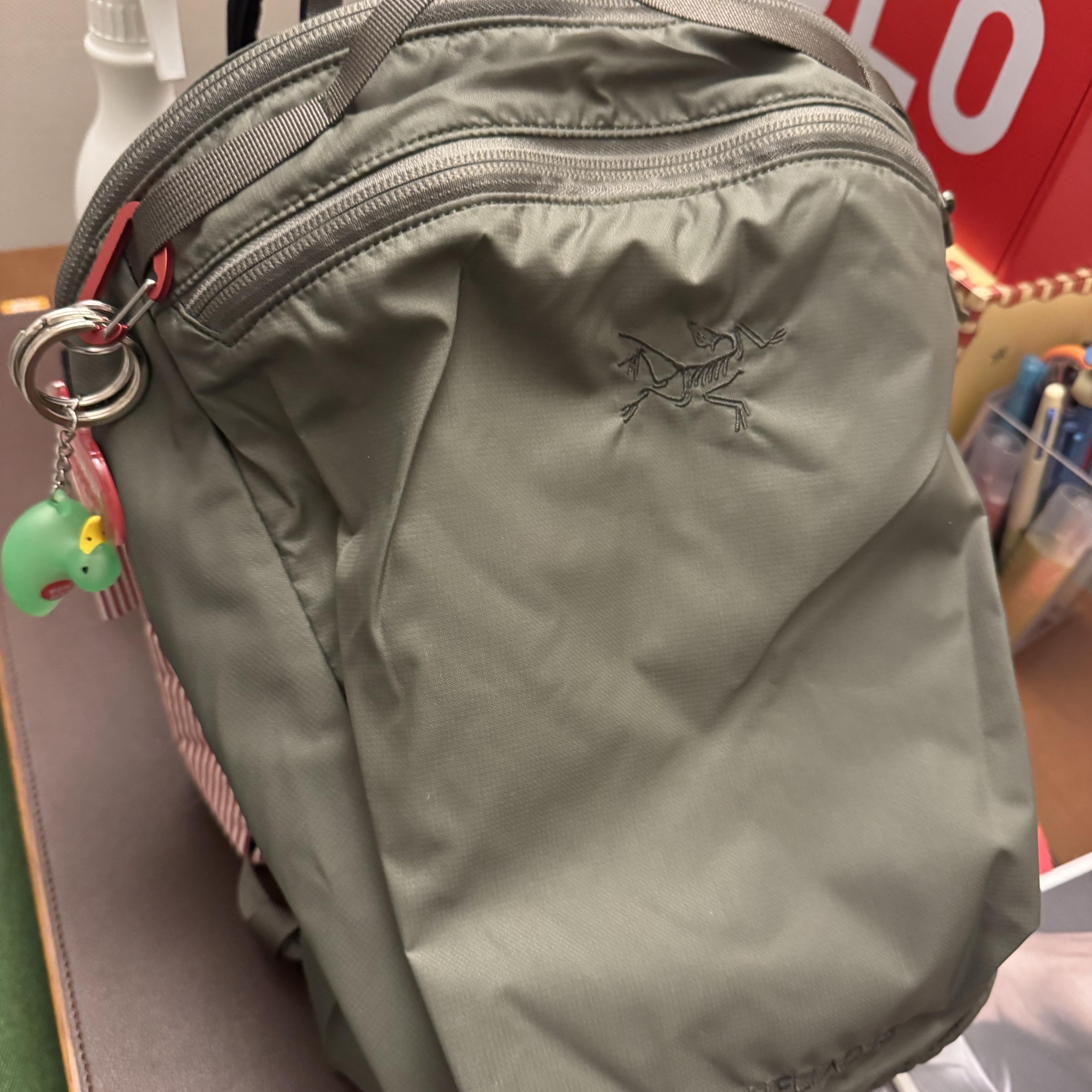 Arc'teryx Heliad 15 Backpack Forage 착용 스타일