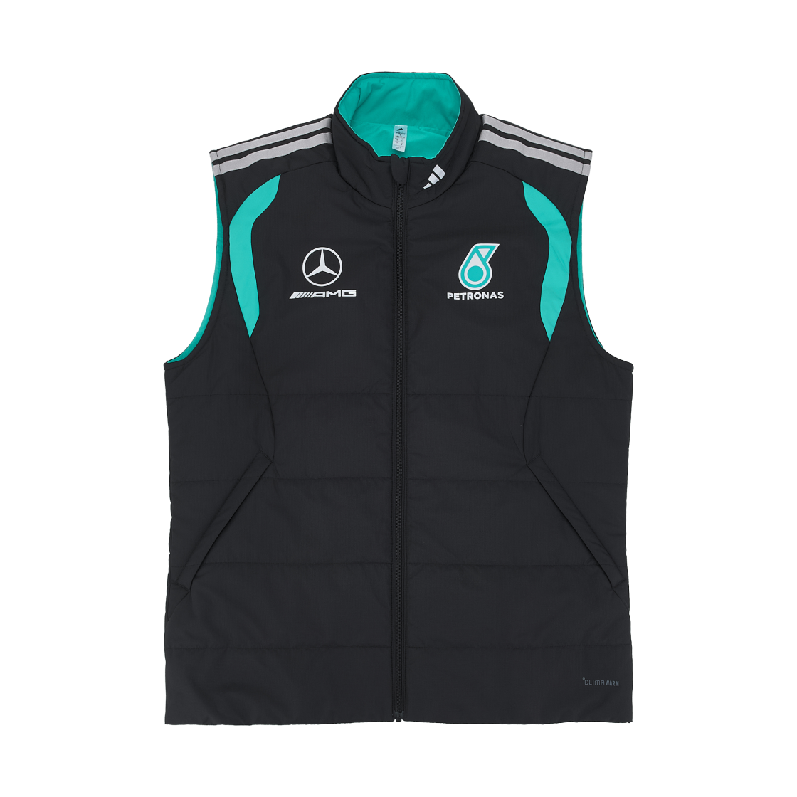 아디다스 x 메르세데스 AMG 페트로나스 F1 팀 메카닉스 베스트 블랙 그레이 투 - KR 사이즈 (논 마킹 버전)(Adidas x Mercedes AMG Petronas F1 Team Mechanix Vest Black Grey Two - KR Sizing (Non Marking Ver.)) - 1