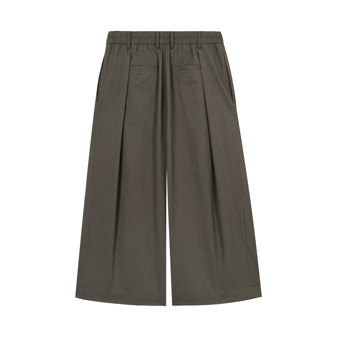 지오송지오 랩 와이드 크롭 팬츠 카키 ZI3PT302KK(ZIOSONGZIO Wrap Wide Crop Pants Khaki) - 2