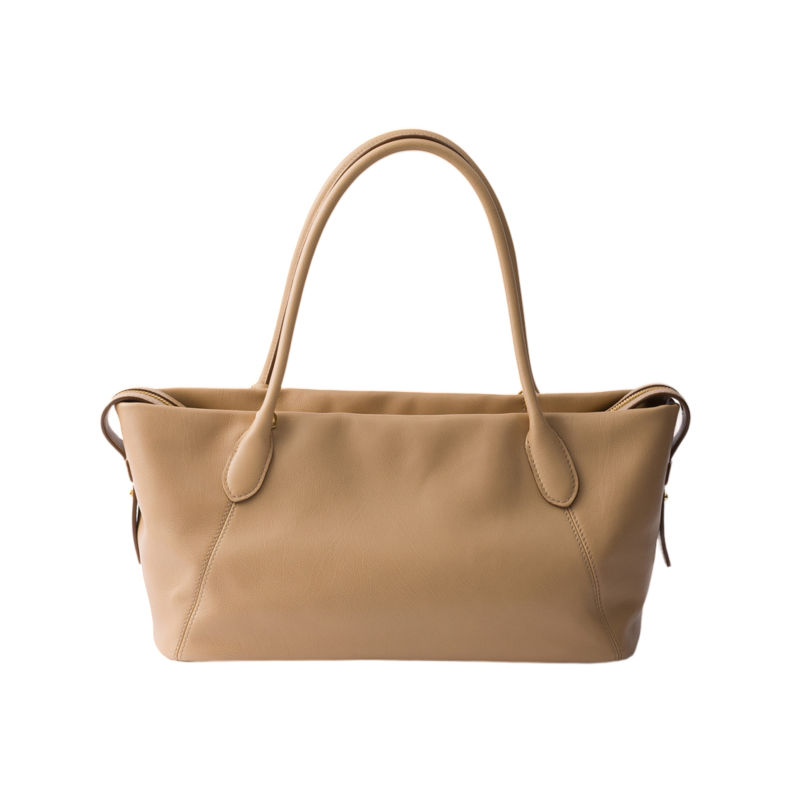 프라다 라지 레더 토트백 샌드 베이지(Prada Large Leather Tote Bag Sand Beige) - 2