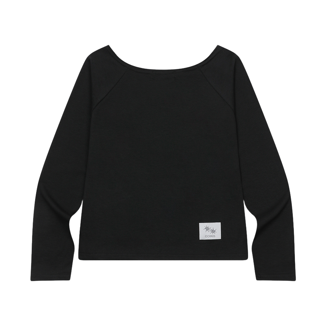 코이리스 리브 오프숄더 나그랑 긴팔 티 블랙(Coiris Liv Off Shoulder Raglan Long Sleeve T Black) - 2
