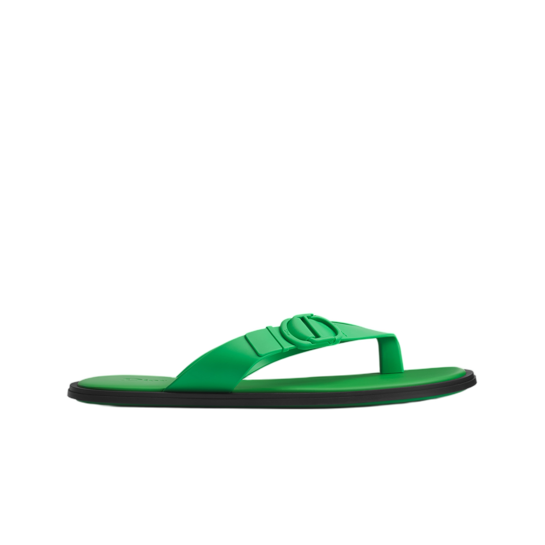 3SA152ACG-H675 Dior Dway Slide Sandal Rubber Green