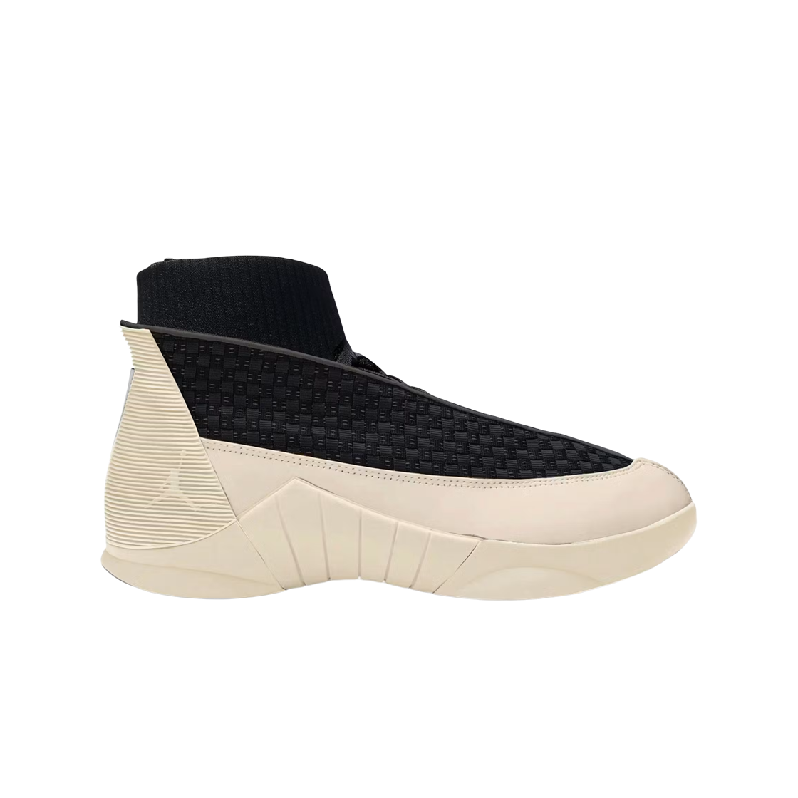 IV7637-100 Jordan 15 23RE Muslin Black