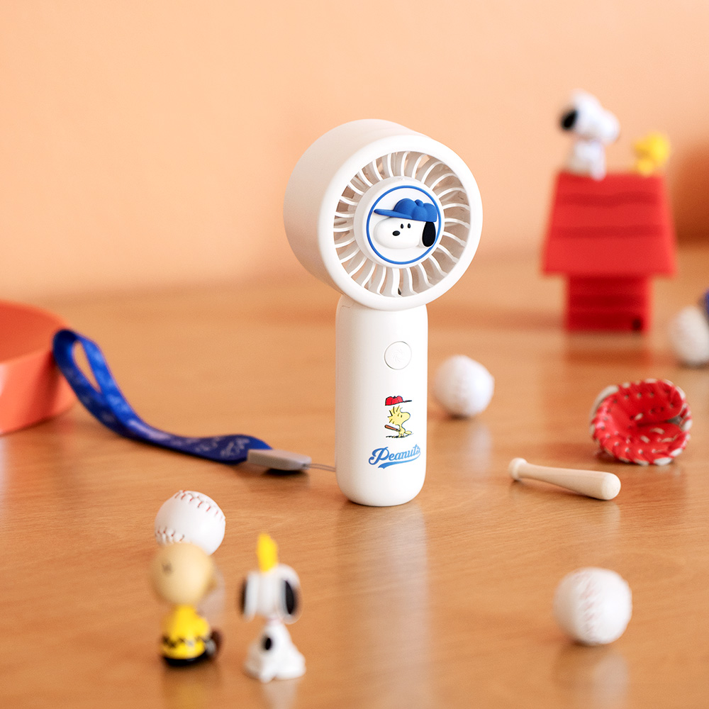 로이체 피너츠 스누피 충전식 휴대용 미니 선풍기 핸디팬(Royche Peanuts Snoopy Rechargeable Portable Mini Handy) - 2