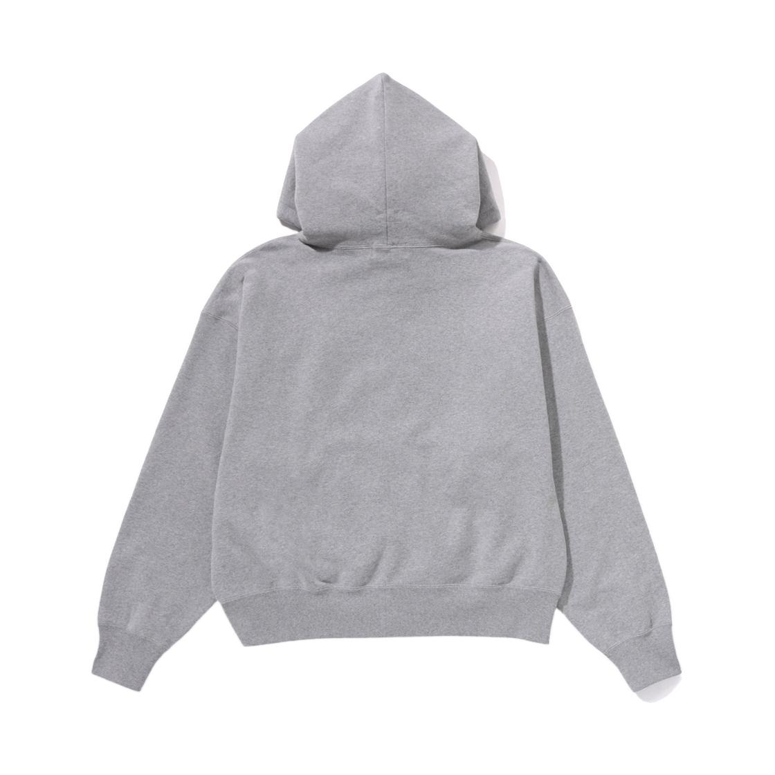 (W) 베이프 ABC 카모 크리스탈 로고 와이드 집 후드 그레이((W) BAPE ABC Camo Crystal Logo Wide Zip Hoodie Gray) - 2