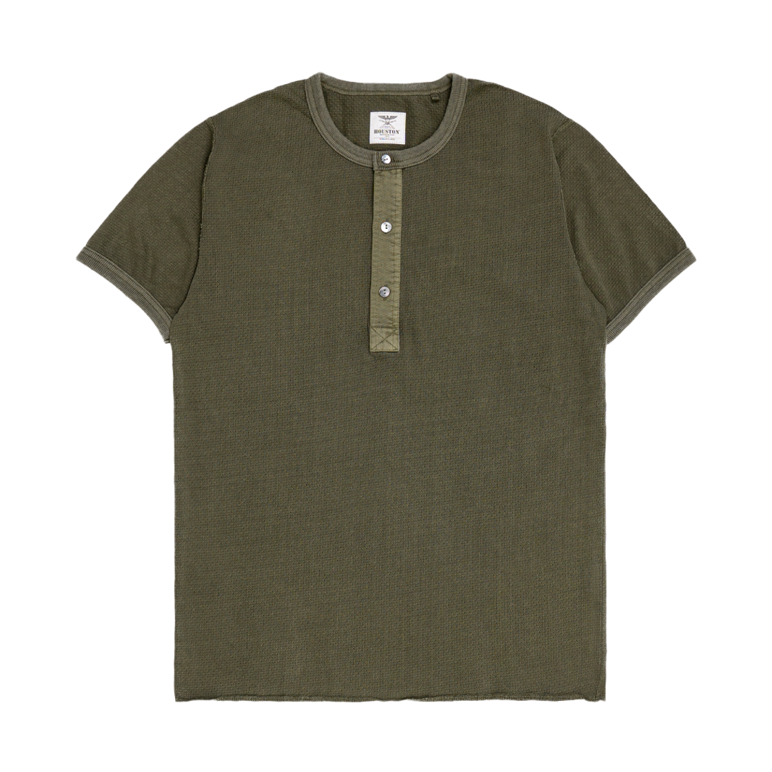 휴스턴 재팬 라이트 써멀 H/N 티 올리브 22292(Houston Japan Light Thermal H/N Tee Olive 22292) - 1