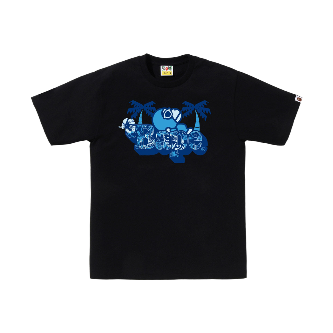 - BAPE Palm Resort Camo Milo On Bape T-Shirt Black