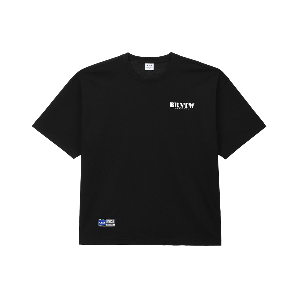 BH2MST264BK BORN TO WIN Brntw Logo T-Shirts Black