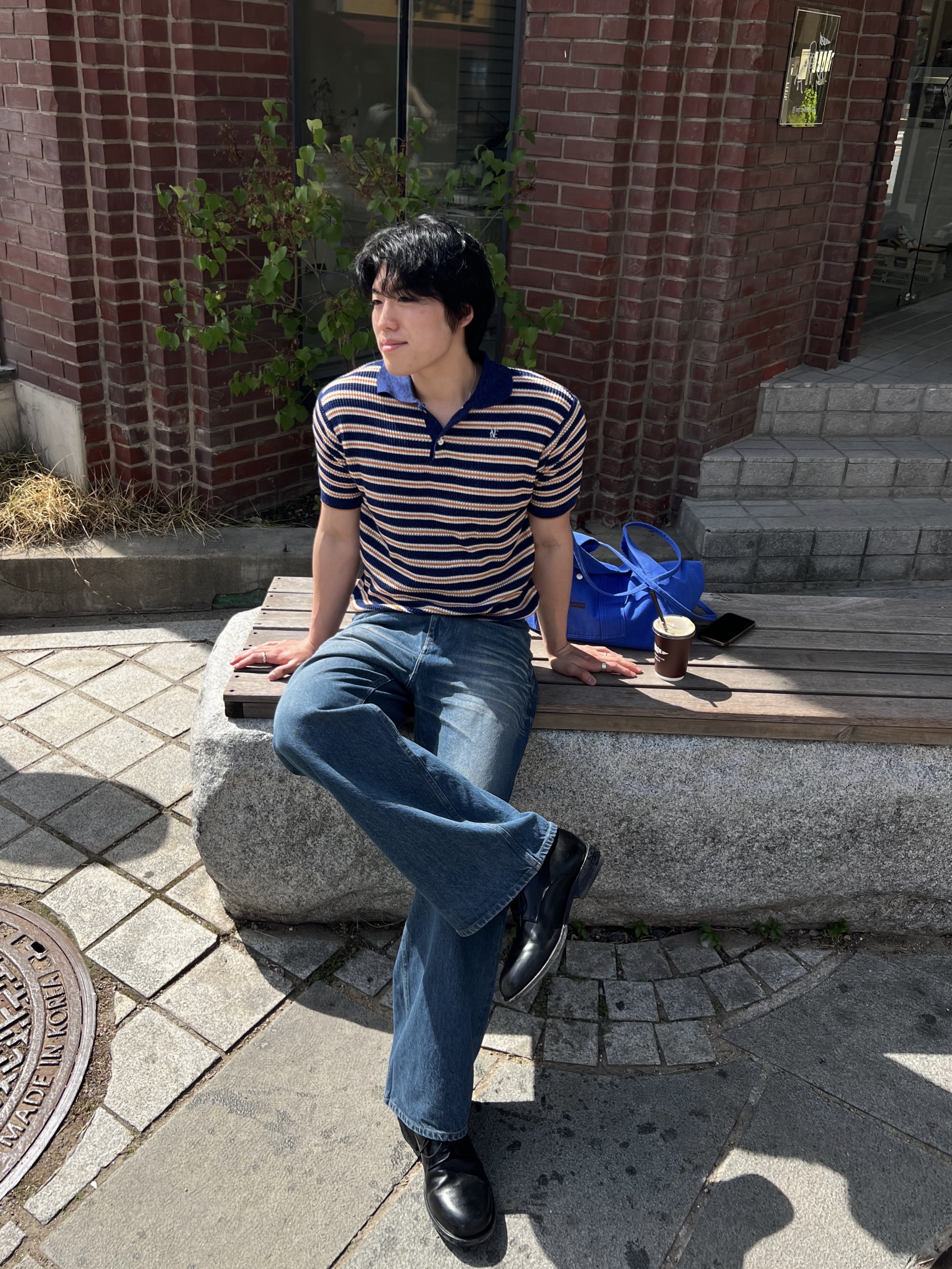 Kinchi Shower - 808 (a) Black 착용 스타일 - 4