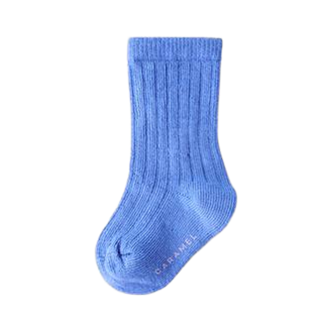 (키즈) 자라 x 카라멜 런던 리브드 롱 삭스 블루((Kids) Zara x Caramel London Ribbed Long Socks Blue) - 1