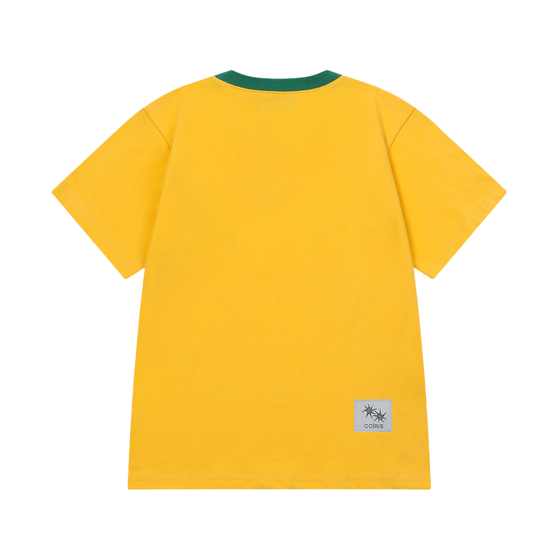 코이리스 로라 스몰 로고 배색 반팔 티 옐로우(Coiris Rora Small Logo Half T Yellow) - 2