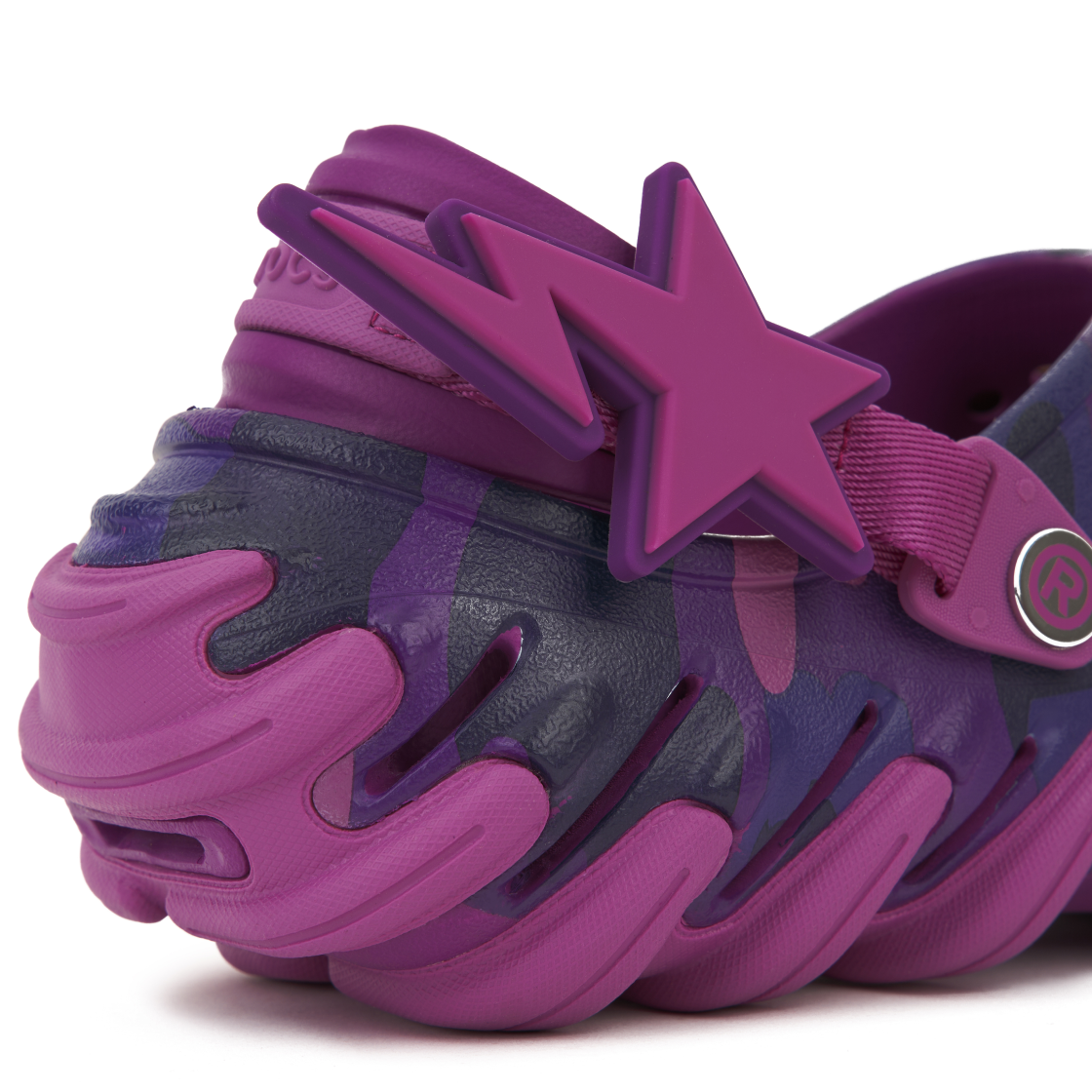크록스 x 베이프 에코 RO 클로그 퍼플(Crocs x BAPE Echo RO Clog Purple) - 8