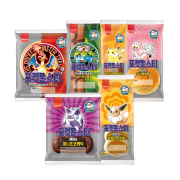 Samlip NEW Pokémon 30th Anniversary Sticker Bread Variety Pack (6 Types, 12 Packs)