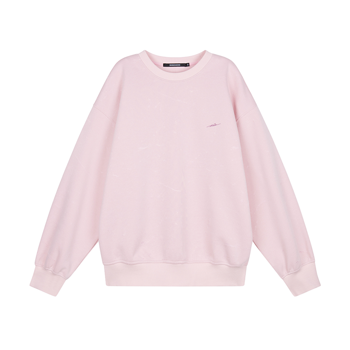 지오송지오 스케르조 아트워크 디스트로이드 스웻셔츠 핑크 ZI2TS205PK(ZIOSONGZIO Scherzo Artwork Destroyed Sweatshirt Pink) - 2
