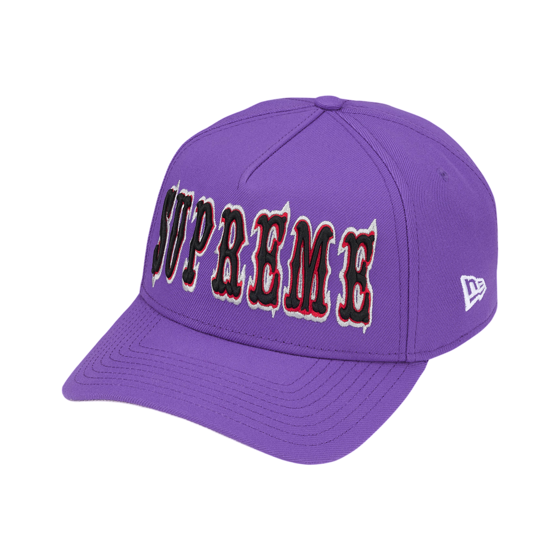 - Supreme Gothic Outline Adjustable New Era Purple - 26SS