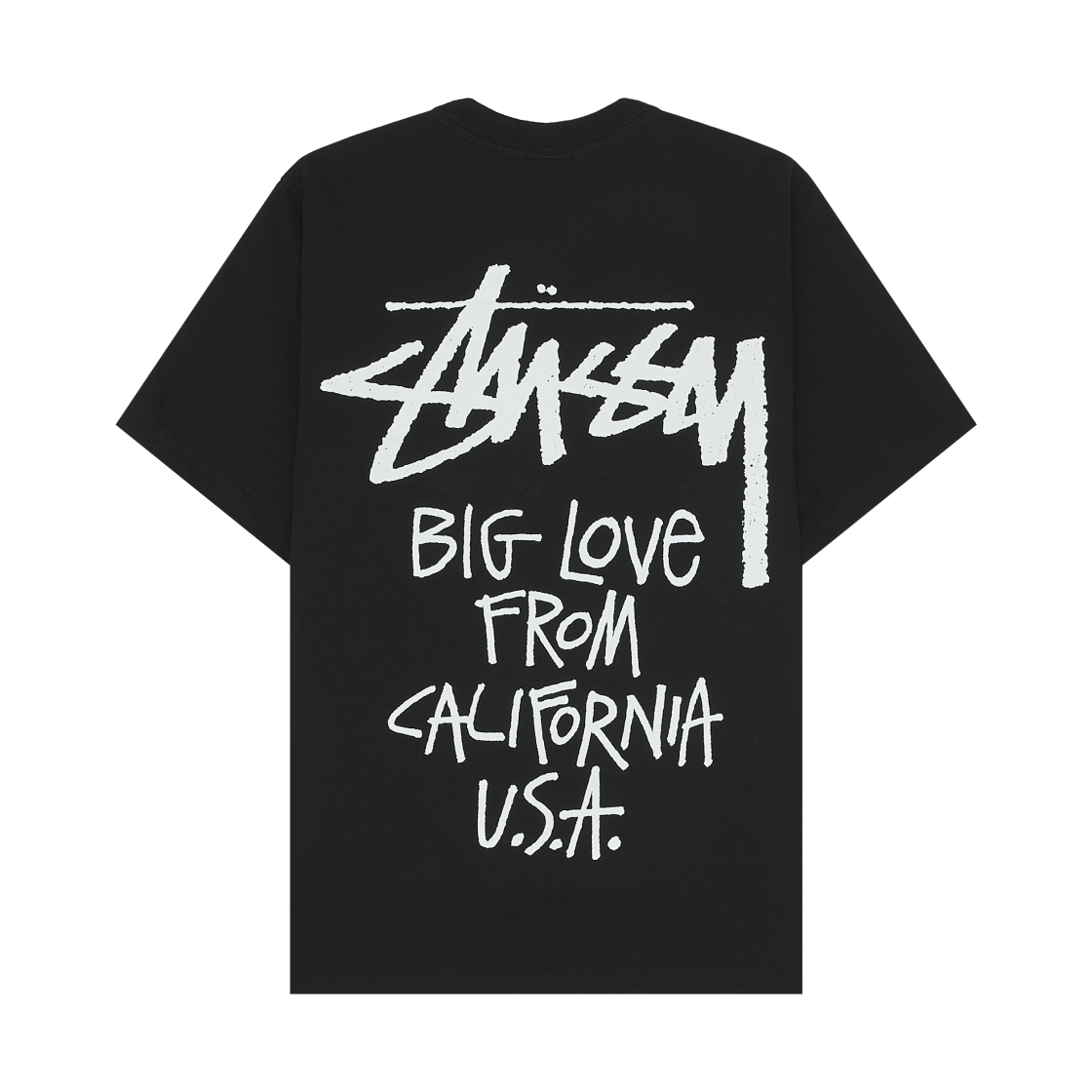 스투시 빅 러브 티셔츠 블랙(Stussy Big Love T-Shirt Black)