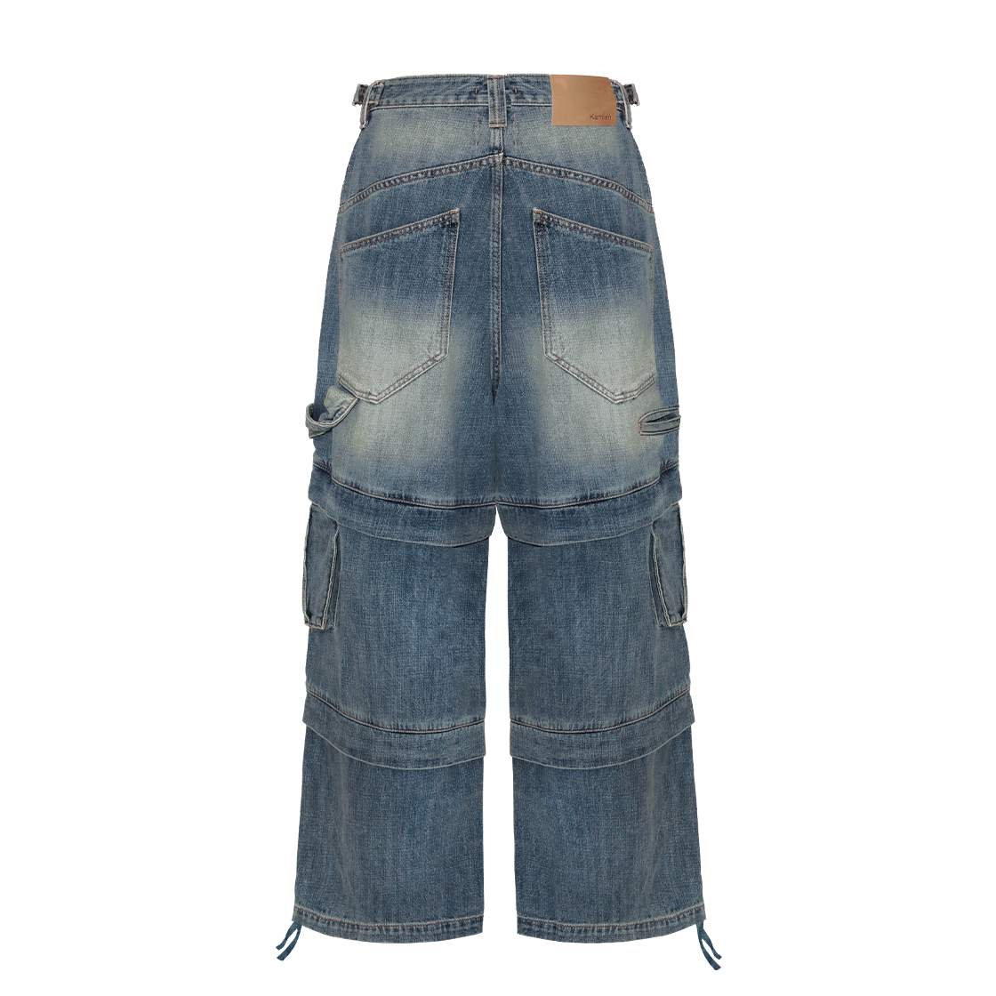 카미엔 타이탄 배기 데님 팬츠 블루(Kamien Titan Baggy Denim Pants Blue) - 2