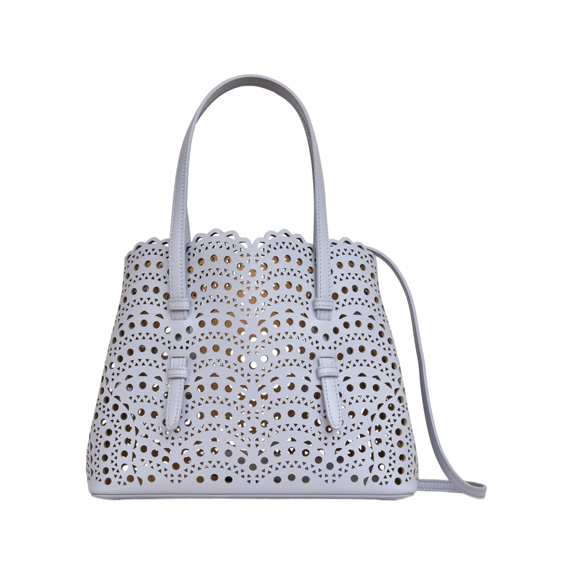 알라이아 비엔 웨이브 카프스킨 미나 25 백 라벤더(Alaia Mina 25 Bag in Vienne Wave Calfskin Lavender)