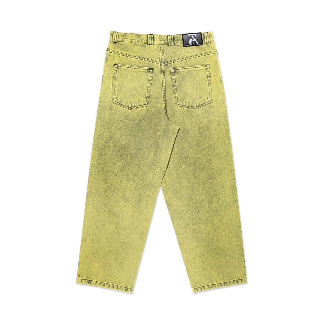 폴라스케이트 빅보이 팬츠 데몬차일드 레몬 블랙(Polar Skate Co. Big Boy Pants Demon Child Lemon Black) - 2
