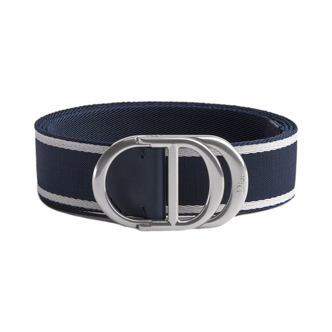 4582PDMBI-H523 Dior CD Icon Belt Nylon 35mm Navy Blue White