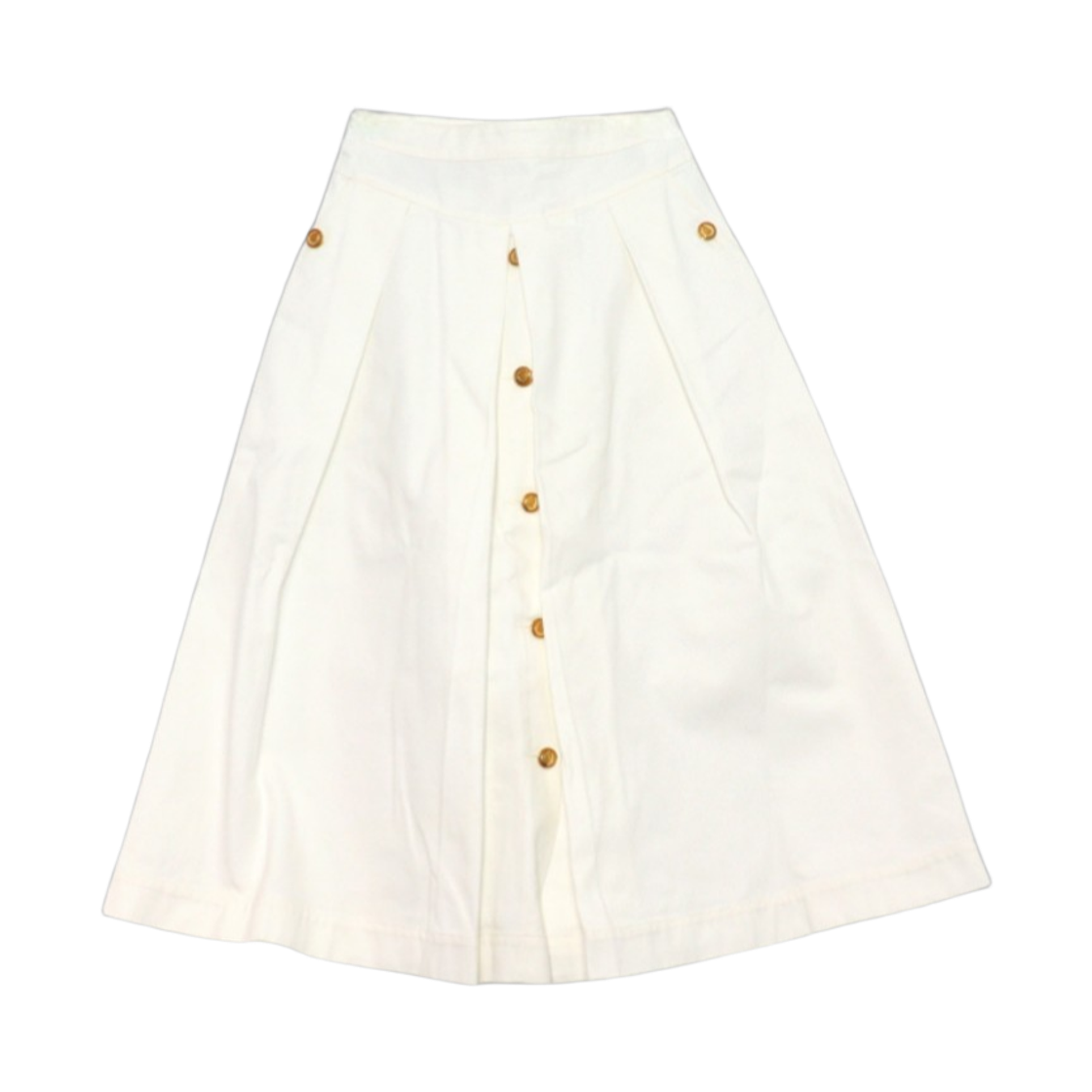 ITUO4RDWP3F2 Gucci White Cotton Women's Long Skirt 708845