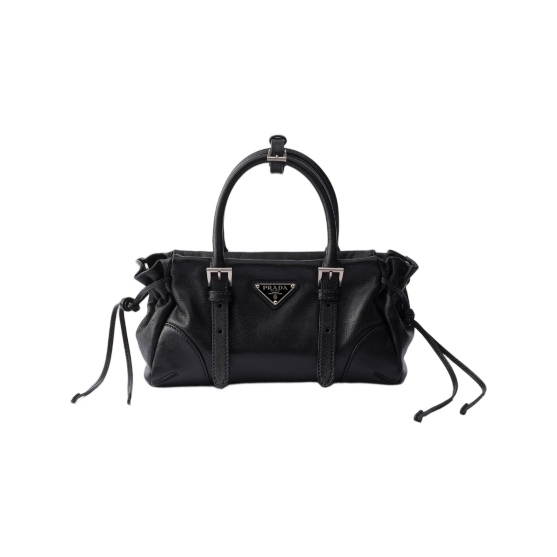 1BA499-2ZQX-F0002 Prada Bonnie Small Leather Bag Black