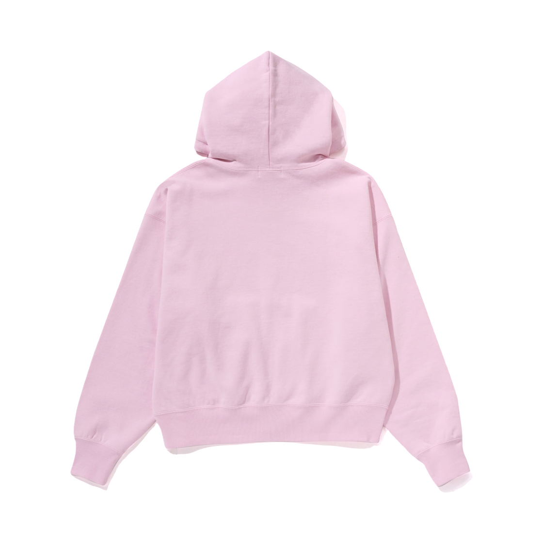 (W) 베이프 ABC 카모 크리스탈 로고 와이드 집 후드 핑크((W) BAPE ABC Camo Crystal Logo Wide Zip Hoodie Pink) - 2