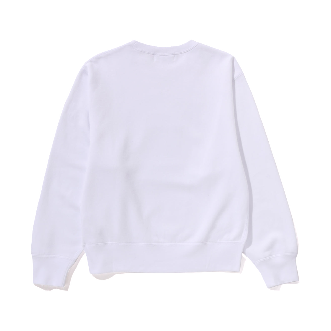 (W) 베이프 컬리지 크루넥 스웨트셔츠 화이트((W) BAPE College Crewneck Sweatshirt White) - 2
