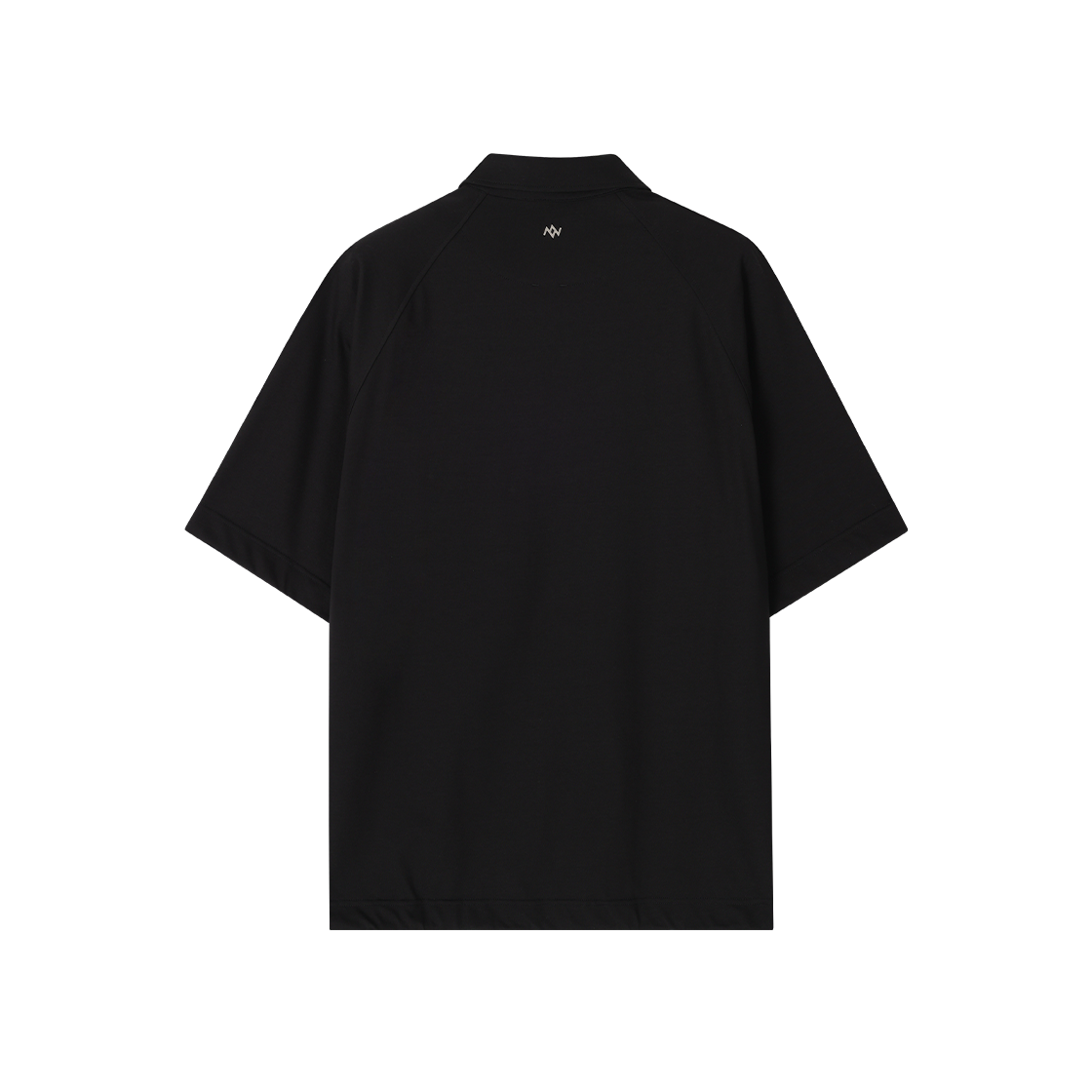 송지오 지제로 라글랑 하프 집업 카라 티셔츠 블랙(SONGZIO ZZERO Raglan Half Zip-Up Collared T Shirt Black) - 2