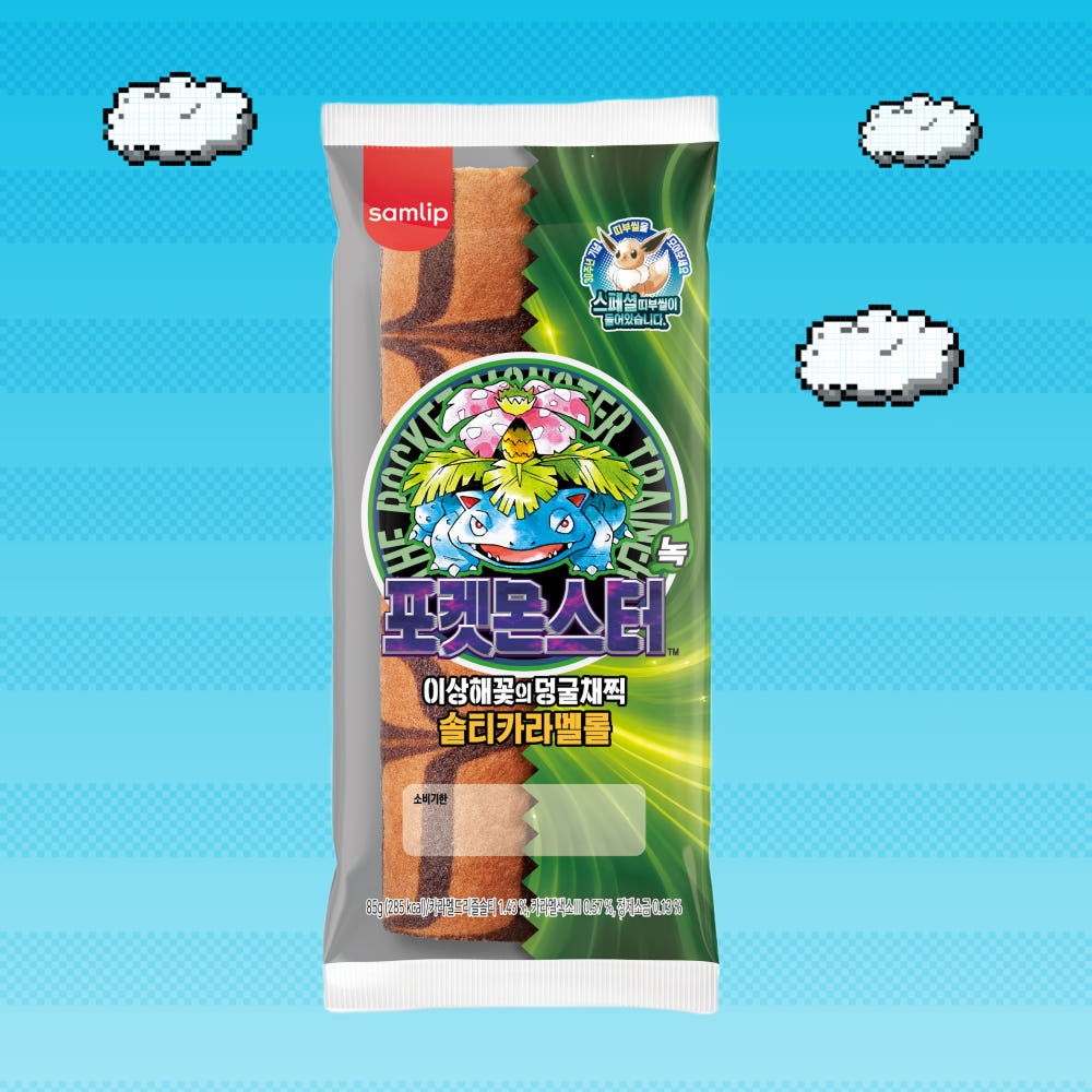 삼립 NEW 포켓몬 30주년 띠부씰빵 6종 12봉(Samlip NEW Pokémon 30th Anniversary Sticker Bread Variety Pack (6 Types, 12 Packs)) - 4