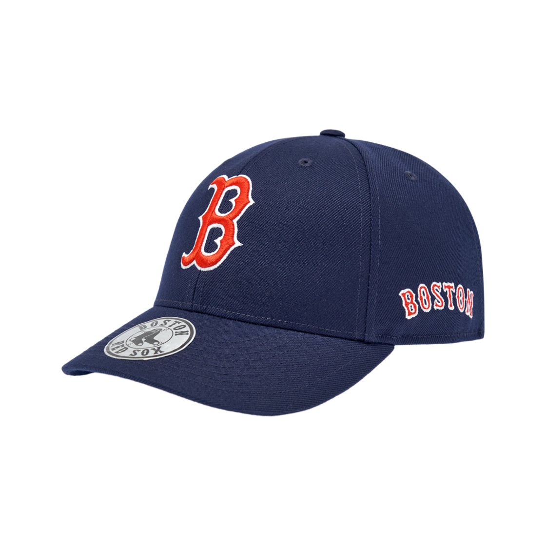 MLB 시그니처 스트럭쳐 볼캡 보스턴 레드삭스 네이비(MLB Signature Structured Ball Cap Boston Red Sox Navy)